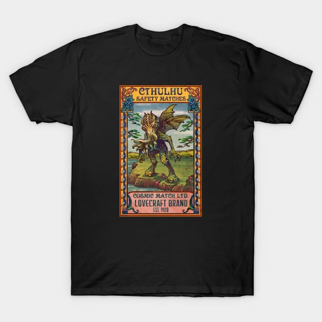 Cthulhu Matches T-Shirt by ChetArt